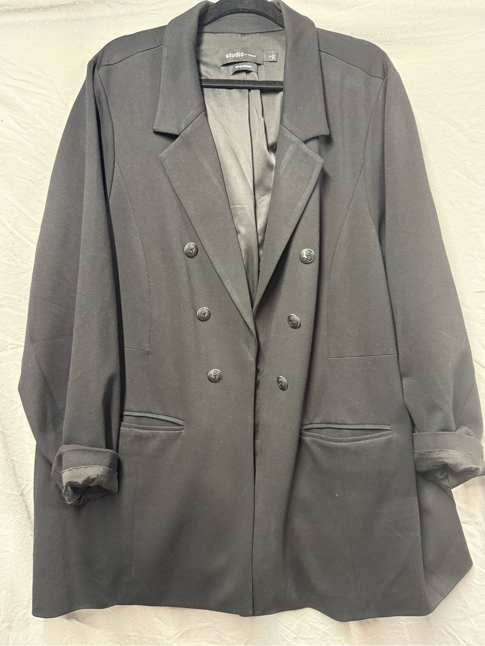 Like new torrid Studio Black Jacket with Label Detail size 5